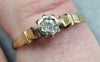 9ct gold diamond ring