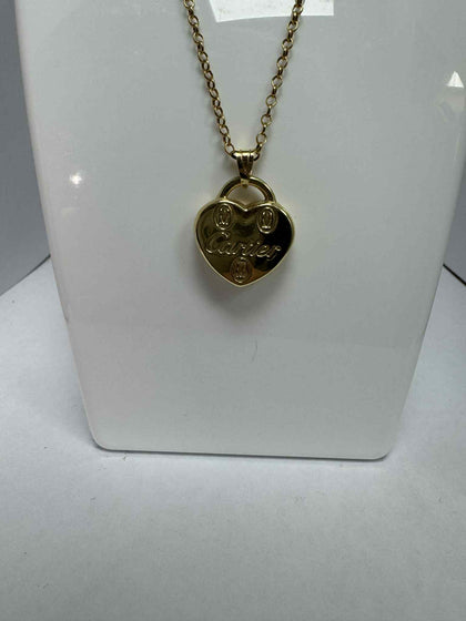 18ct gold chain+pendant (4.68g)