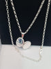 SILVER CHAIN WITH LOCKET , 925 ,WEIGHT 9.7G,  LENGHT 24"