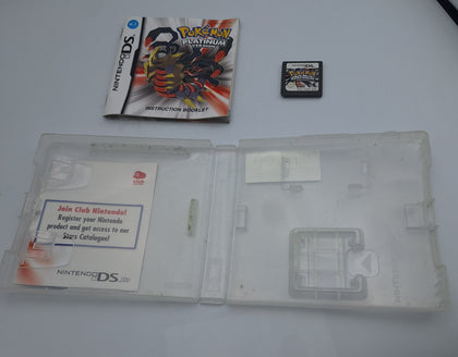 Nintendo DS pokemon platinum version game cartridge with case and booklet (no sleeve)