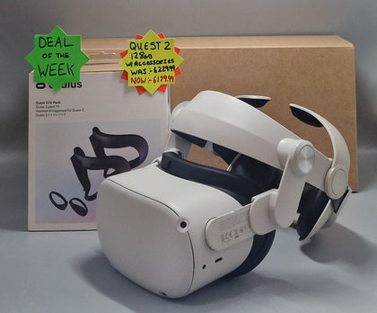 Meta Oculus Quest 2 128gb Advanced All-in-one Vr Headset & Controllers