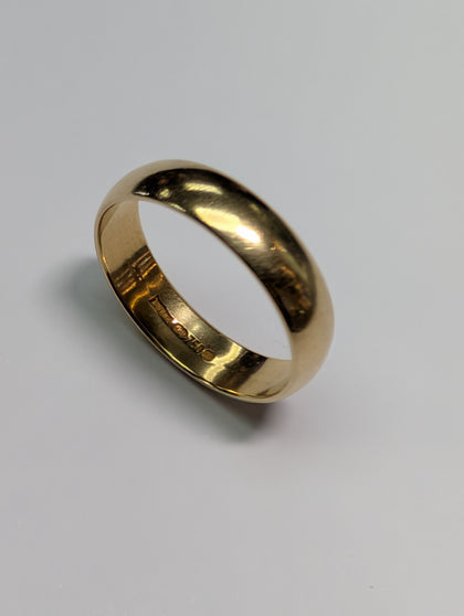 18CT Gold Wedding Band Ring