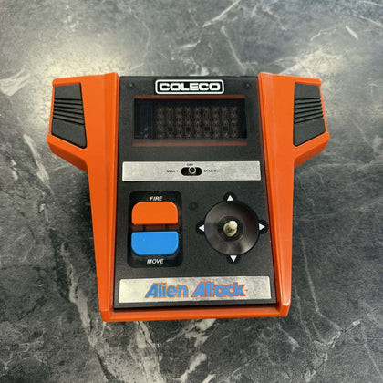 Vintage 1981 Coleco Alien Attack Handheld Video Game Fully Working Retro