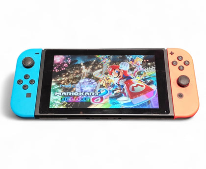Nintendo Switch Neon w/Mario Kart 8**Unboxed**