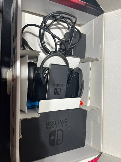 Nintendo Switch Console, 32GB + Neon Red/Blue Joy-Con,