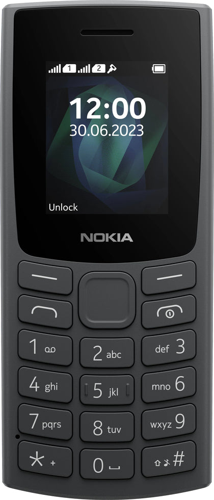 Nokia 105 (2023) - Feature Phone - Dual-SIM - Charcoal