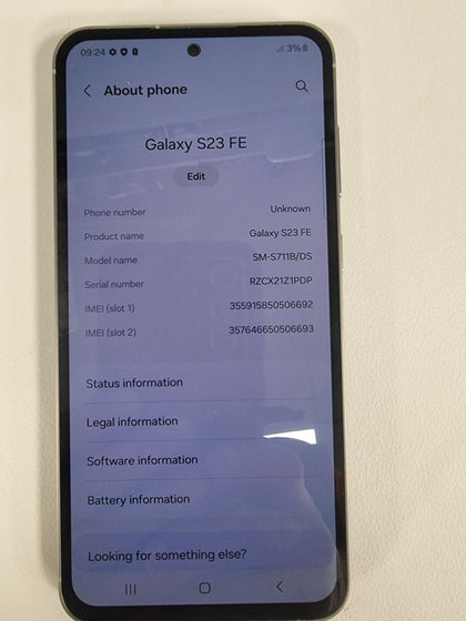 Samsung Galaxy S23 FE - 128 GB