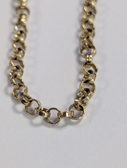 9CT GOLD BELCHER CHAIN