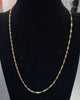 9ct Yellow Gold Rope Chain - 18" - 4.05G - Hallmarked