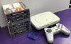 SONY PSone Console BUNDLE - White - inc. Third Party Controller, Memory Card & Cables ***inc.  9 GAMES INCLUDED***