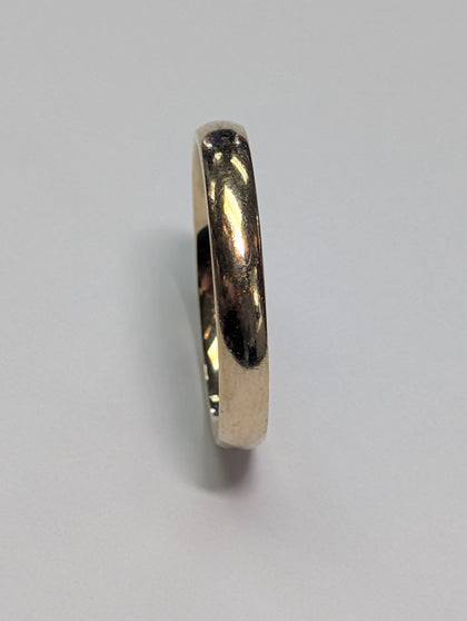 9CT Gold Wedding Band Ring - Size R