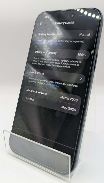 Apple iPhone 17 Pro Max (A3526) 256GB Deep Blue, Unlocked, Unboxed 100%BH **SALE PRICE**