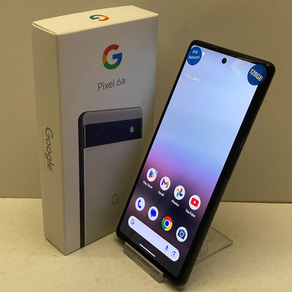 Google Pixel 6a Unlocked Model G1AZG 128GB in Chalk Boxed