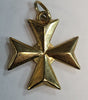 9ct Yellow Gold Maltese Cross - 2.4G - Hallmarked