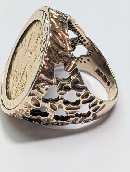 1912 HALF SOVEREIGN RING PRESTON STORE