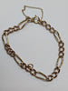 9CT GOLD FIGARO BRACELET WITH SAFTEY CHAIN 10.62G PRESTON STORE