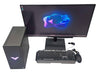HP Victus 15L Gaming PC Ryzen 5 5600G RTX 3050 8GB 16GB RAM 512GB SSD with Samsung F32TU870VR 32" 4K UHD LED Monitor
