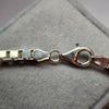 8.5" Sterling Silver Box Chain Bracelet