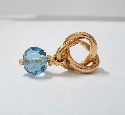 Pandora March Birthstone Eternity Circle Dangle Charm