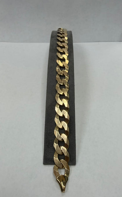 9ct Curb Bracelet , 32.5g - ** Hallmarked ** 9
