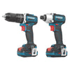 Erbauer 12V 3Ah Li Ion Ext Cordless 2 Piece Power Tool Kit ECD12 Li 2 EID12 Li