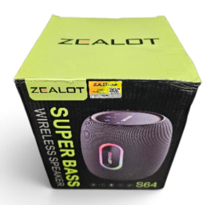 Zealot S64 Black Portable Speaker - Boxed