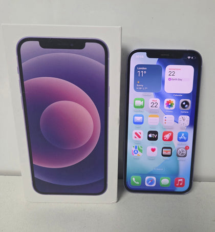 Apple iPhone 12 64GB Purple - Unlocked *86% Battery Health*