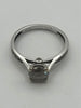 375 9CT, WHITE GOLD, RING SIZE O/7, 2.3G, Boxed