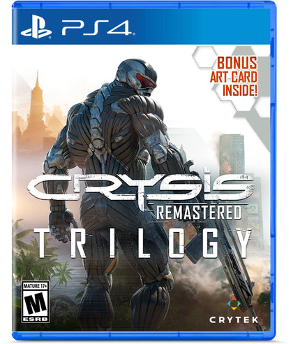 Crysis Remastered Trilogy PS4 Game.