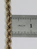 9ct gold heavy rope chain