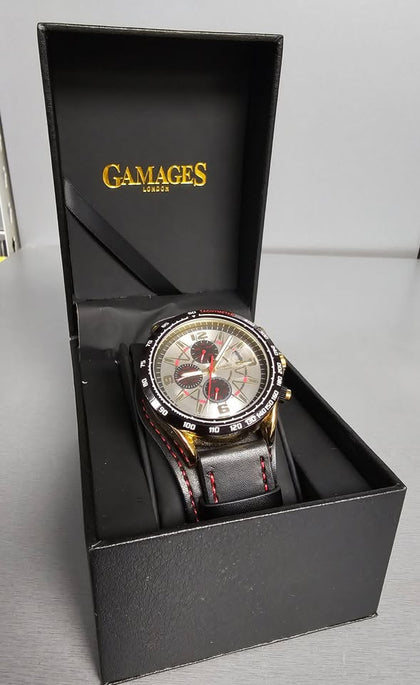 Gamages Gauge Racer Automatic - White Watch