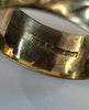 9ct Yellow Gold Patterned Band Ring - Size L - 3.61g - Hallmarked