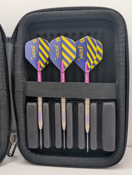 Set Of 3 Darts W/ Luke 'The Nuke' Littler Carry Case And Flights