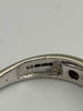 9ct 375 white gold with stones 2.3g size M