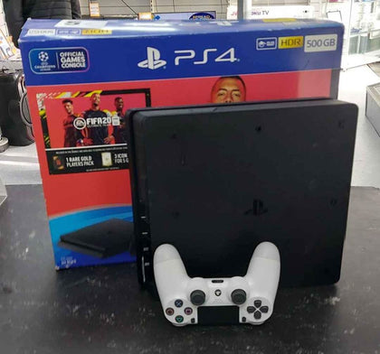 Playstation 4 Slim Console, 500GB Black WITH CONTROLLER BOXED