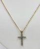 9ct Gold Chain 20" with Cross