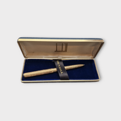 9CT GOLD VINTAGE 1970S DUNHILL PEN BOXED PRESTON STORE