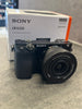 Sony Alpha A6100 24.2MP Mirrorless Camera 16-50mm Power Zoom Lens Kit - Black