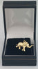375 9ct yelow gold elephant charm in box 2.0g