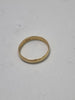 18CT Yellow Gold Wedding Band Ring - Size U - 3.14 Grams