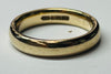 9ct gold Wedding Band Size R 1/2