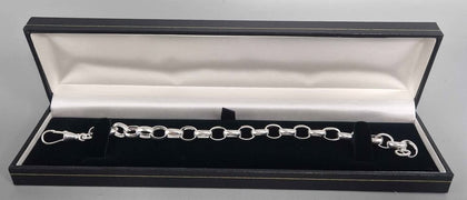 925 Silver Belcher Bracelet 13.7 Grams 8.5