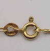 9ct 375 yellow gold box style chain 3.79g Boxed 20" hallmarked