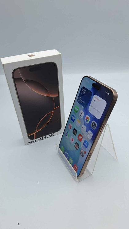 **DEAL** Apple Iphone 16 Pro Max Mobile Phone - 256GB - Desert Titanium - Open Unlocked - Boxed