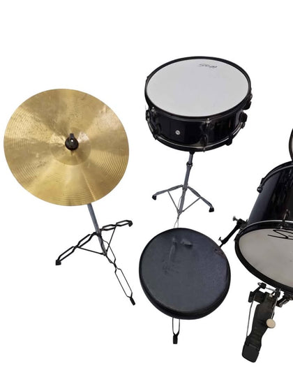 **COLLECTION ONLY** Stagg Full Set Acoustic Drum Kit With 2x Cymbals & Drums