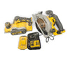 DeWalt Tool Bundle (DCS355, DCG412, DCP580, DCS391) with 2.0Ah battery and Charger