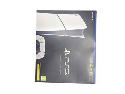 PlayStation 5 Digital Edition Console, White, Boxed, With 1x Controller & Leads, 825GB