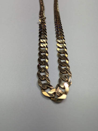 9ct gold curb chain