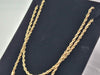 9ct Yellow Gold Rope Chain Necklace - 20" Long - 11.02 Grams
