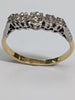 18CT GOLD AND PLATINUM  DIAMOND RING